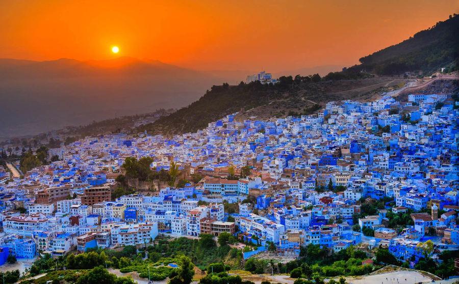 Sunset in Chefchaouen.webp